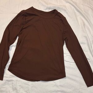 No Boundaries Chocolate Long Sleeve Tee